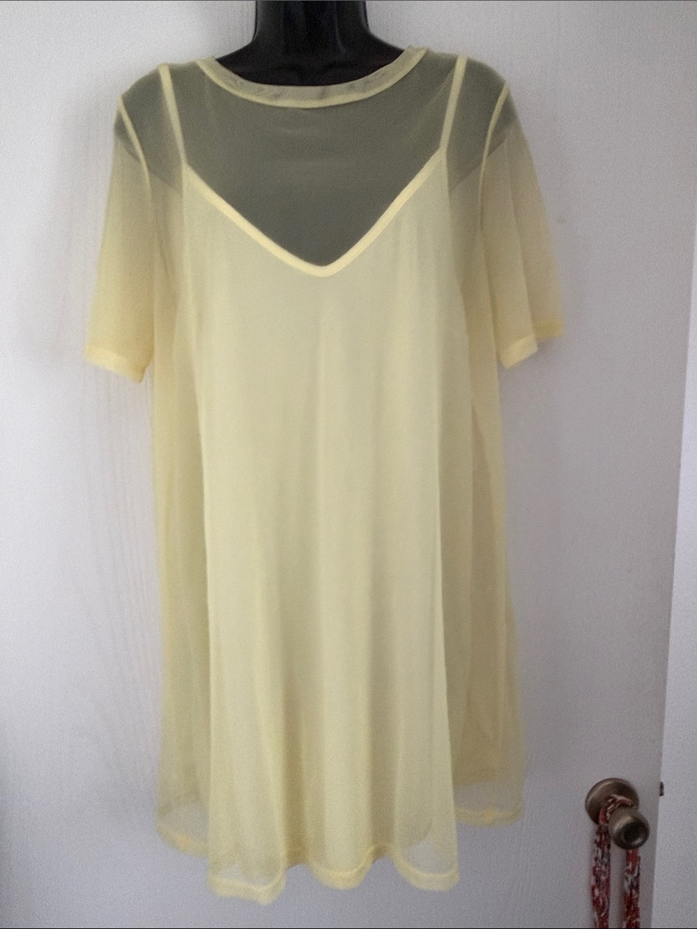 The Vintage Shop Layered Mini Dress
